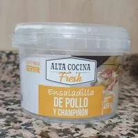 Mängden socker i Ensaladilla de pollo y champiñón