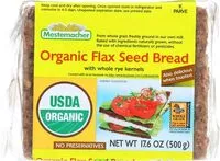 Mängden socker i Organic flax seed bread