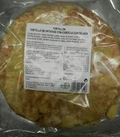 Mängden socker i Tortilla de patatas con cebolla