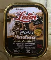 Mängden socker i Filetes de anchoa