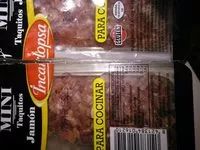 Mängden socker i Mini taquitos jamón