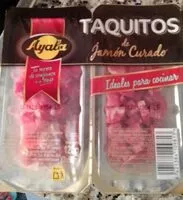 Mängden socker i Taquitos de jamón curado