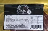 Mängden socker i Coppa