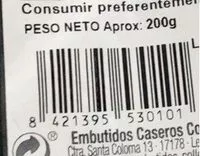 Mängden socker i Chorizo