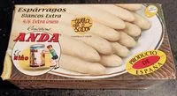 Mängden socker i Espárragos Blancos Extra (4/6 Extra grueso)