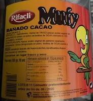 Mängden socker i Barquillo bañado cacao