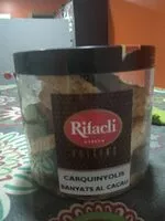 Mängden socker i Carquinyolis banyats al cacau