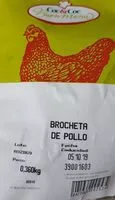 Mängden socker i Brocheta de Pollo con Pimiento