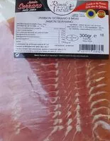 Mängden socker i Jamón serrano 8 mois