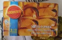 Mängden socker i Mejillones en escabeche Arroyo