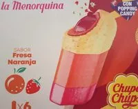 Mängden socker i Sorbete sabor fresa y naranja