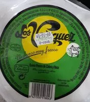 Mängden socker i Queso fresco de cabra y vaca