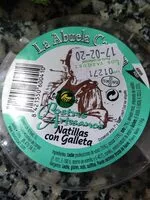 Mängden socker i Natillas de galleta