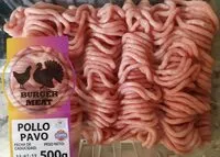 Mängden socker i Burger meat pollo pavo