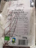 Mängden socker i Harina integral espelta eco (el horno de leña)