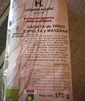 Mängden socker i Gadieta de trigo, espelta y manzana