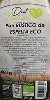 Mängden socker i Pan rústico de espelta eco