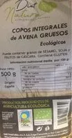 Mängden socker i Copos integrales de avena gruesos