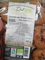 Mängden socker i Cookies de Espelta con chocolate