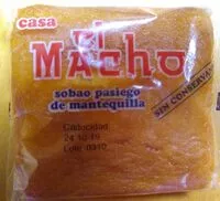 Mängden socker i Sobao pasiego de mantequilla