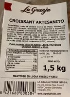 Mängden socker i Croissant artesanito