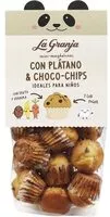 Mängden socker i Mini magdalenas con plátano y choco chips