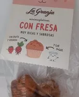 Mängden socker i La Granja minimadalenas con fresa