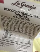 Mängden socker i Bizcocho tradicional original-troceado-