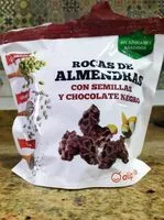 Mängden socker i Rocas de almendras con semillas y chocolate negro