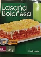 Mängden socker i Lasaña Boloñesa