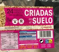 Mängden socker i Huevos frescos de gallina