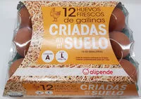 Mängden socker i 12 Huevos frescos de gallinas criadas en el suelo