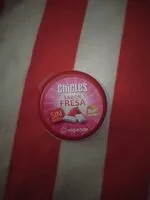 Mängden socker i Chicles sabor fresa