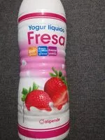 Mängden socker i Yogur líquido Fresa