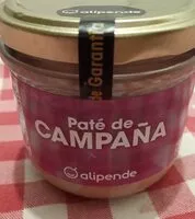 Mängden socker i Paté de campañas