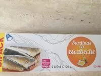 Mängden socker i Sardinas en escabeche