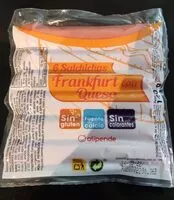 Mängden socker i Salchichas Frankfurt con queso