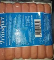 Mängden socker i Salchichas frankfurt