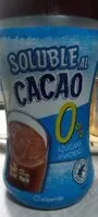 Mängden socker i Cacao Soluble