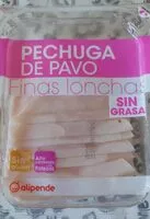 Mängden socker i Pechuga de pavo finas lonchas