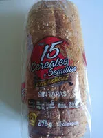 Mängden socker i Pan 15 cereales y semillas
