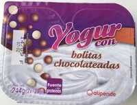 Mängden socker i Yigur con bolitas chocolateadas