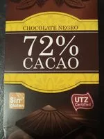 Mängden socker i Chocolate negro 72%