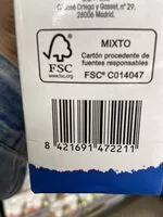 Mängden socker i Bebida Arroz