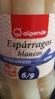 Mängden socker i Esparragos blancos