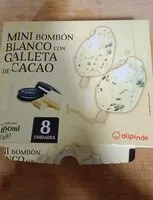 Mängden socker i Mini bombón blanco con galleta de cacao