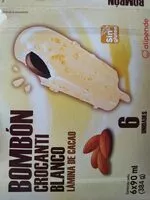 Mängden socker i Bombón crocanti blanco