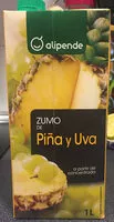 Mängden socker i Zumo de piña y uva