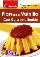 Mängden socker i Preparado para hacer flan sabor vainilla con caramelo líquido