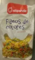 Mängden socker i Fideos de colores para decoración